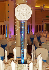 corporate table centres